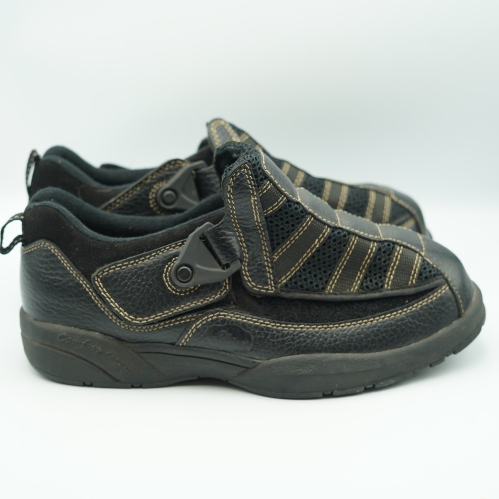 Dr Comfort Diabetic Orthopedic Shoes Edward Mens 8 XW Wide Depth Leather Casual